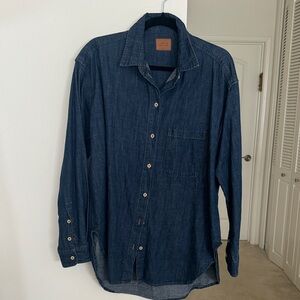 JAMIE HALLER - Essential Shirt in Raw Rinse